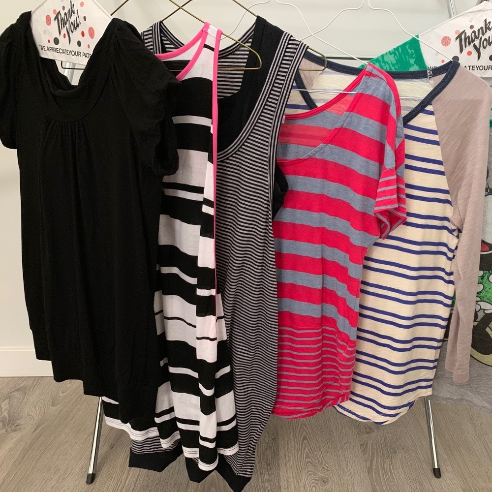 Ladies Tops (lot of 5) BCBG, Splendid, Blue Line, High Line, JNBY ALL Size Small